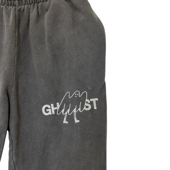 Lonely Ghost Gray Joggers Sz S - Picture 2 of 5